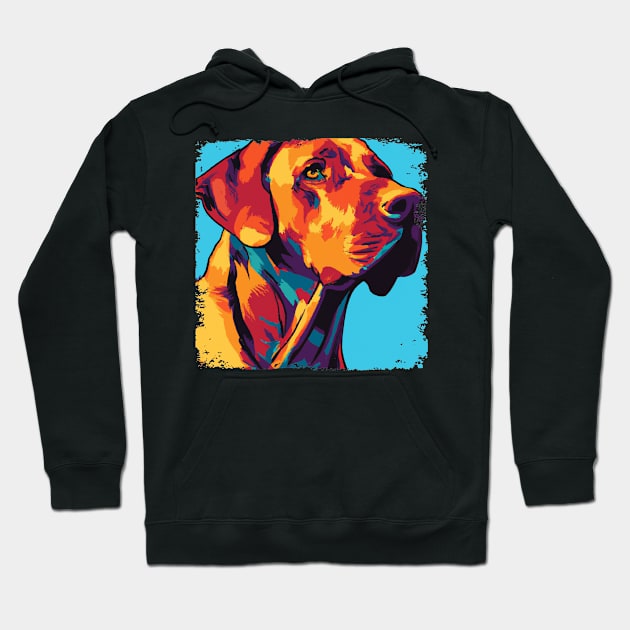 Rhodesian Ridgeback Pop Art - Dog Lover Gifts Hoodie by PawPopArt